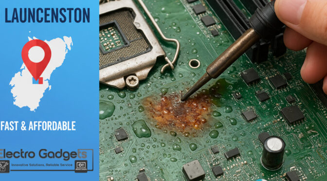 Motherboard Water Damage Repair in Launceston