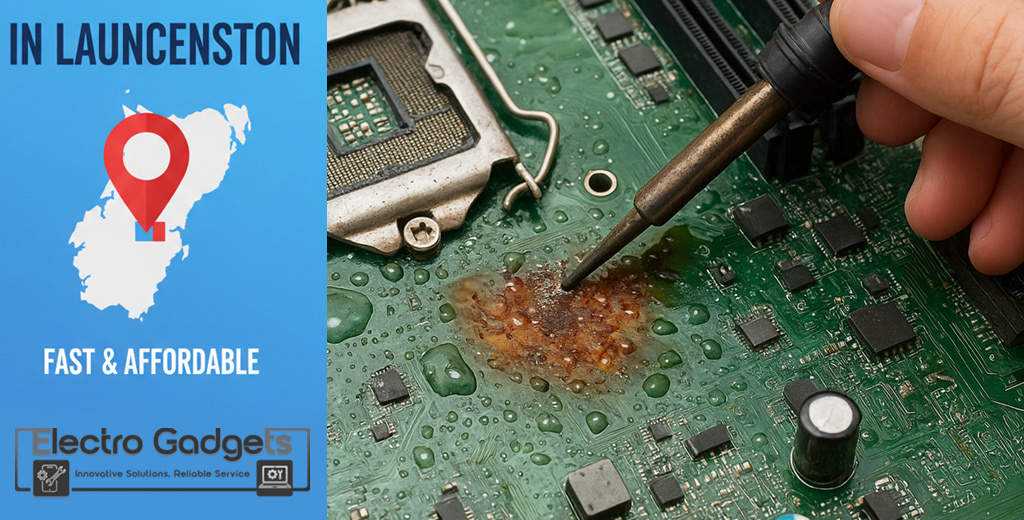 motherboard water damage repair Launceston