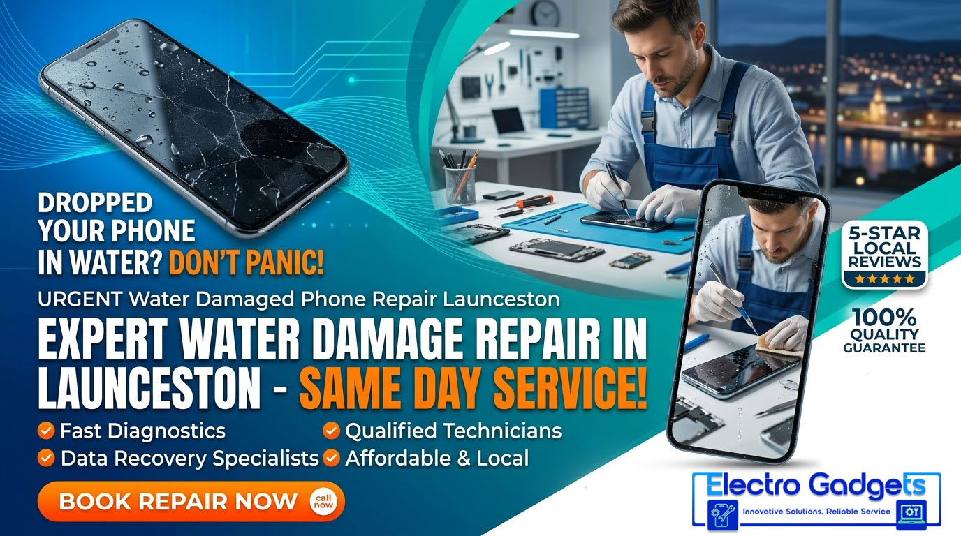 Water damaged phone repair Launceston