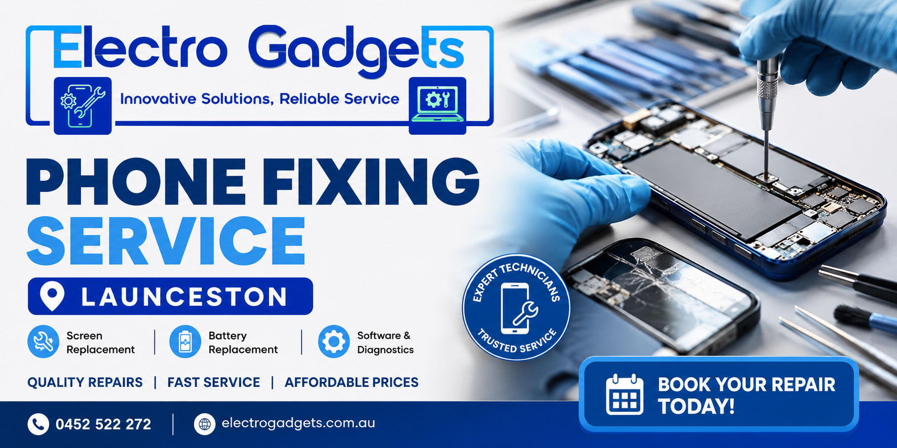 Phone fixing service Launceston