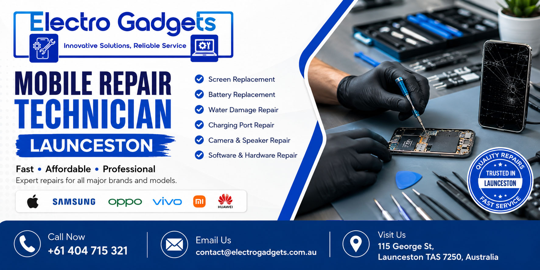 Mobile repair technician Launceston