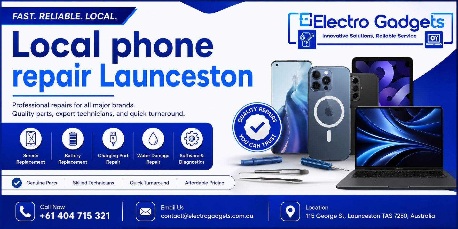 Local phone repair Launceston