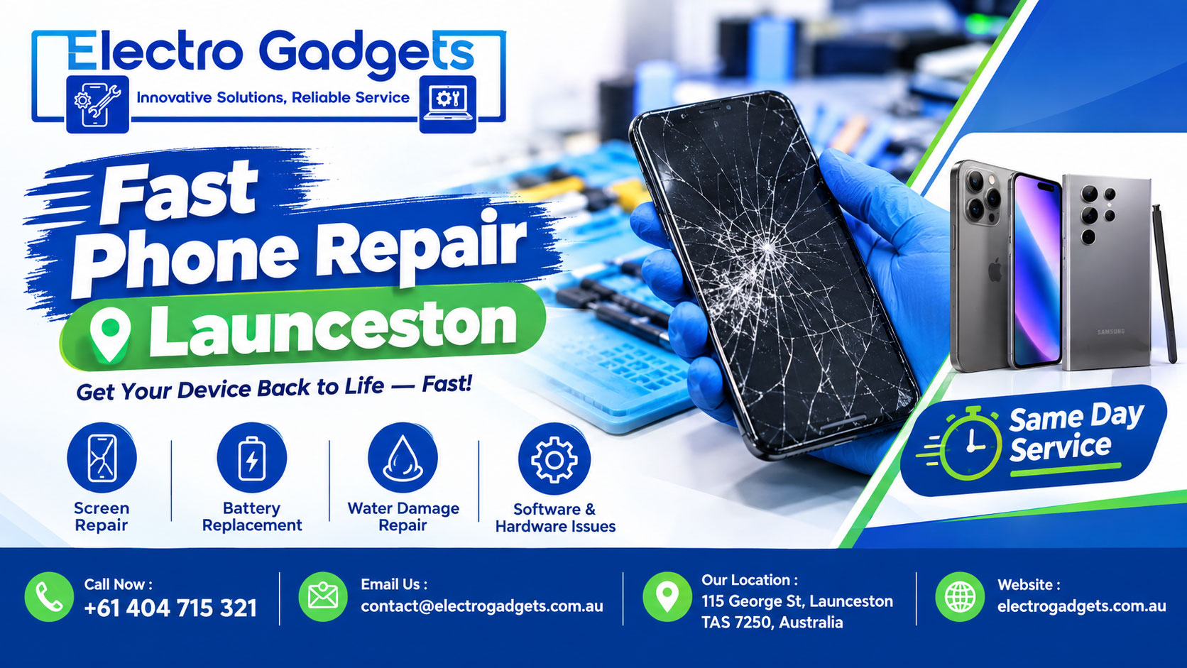 Fast Phone Repair Launceston