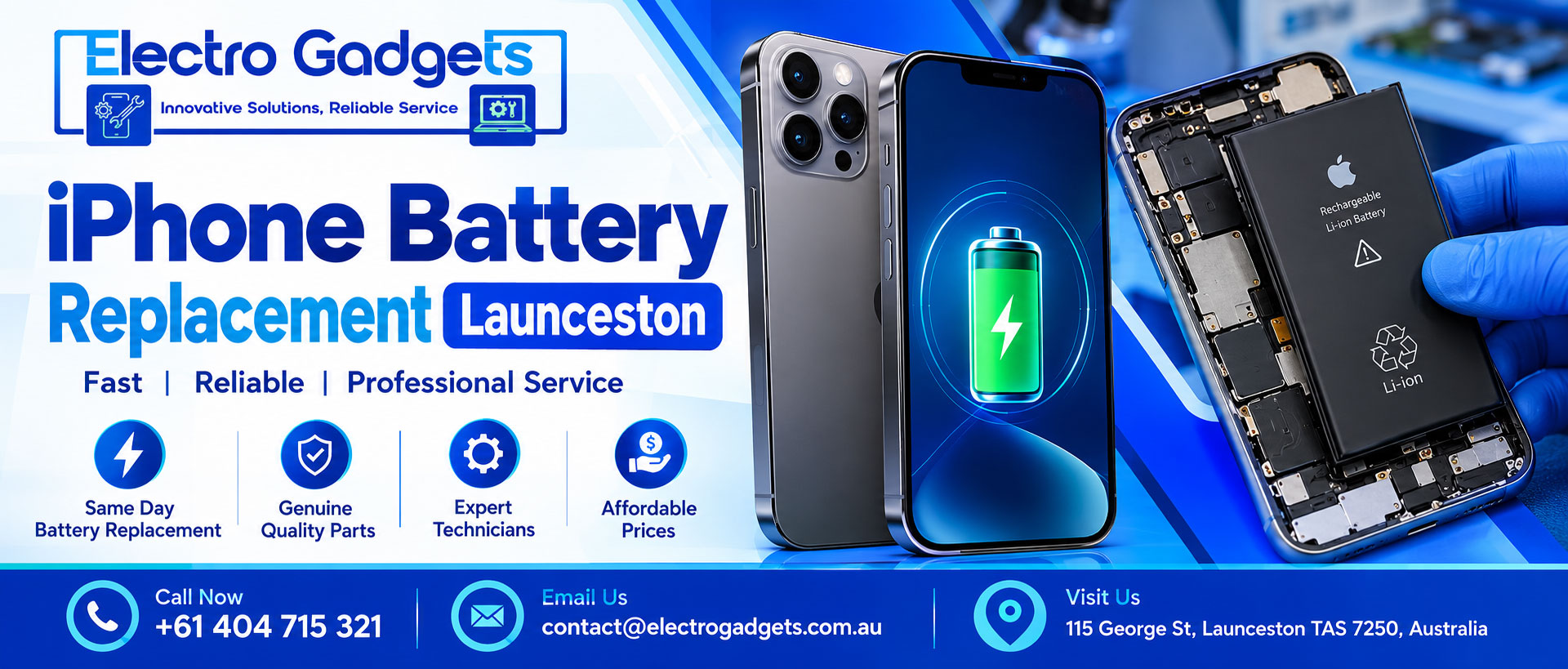 iPhone Battery Replacement Launceston